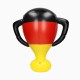 Aufblasbarer Pokal Deutschland